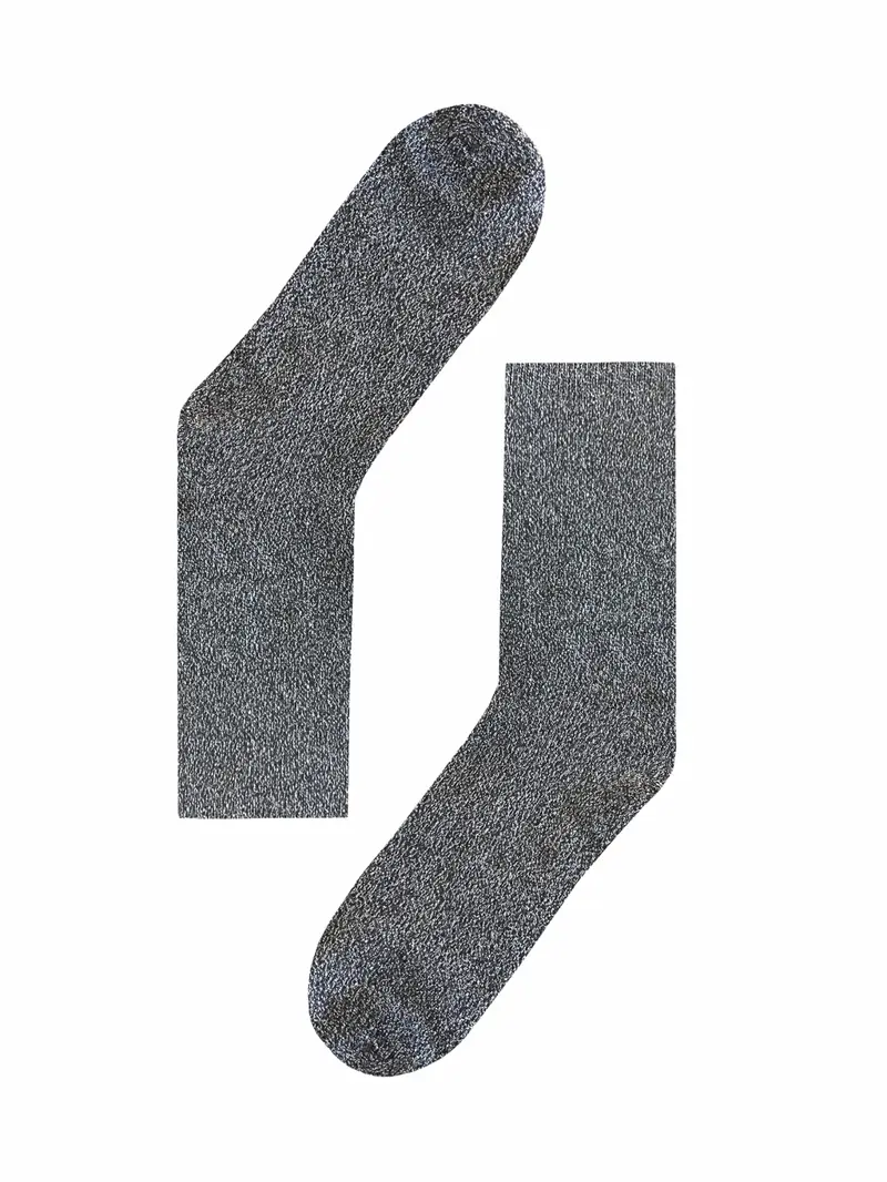 Socks Loeks Silver Glitter - Silver