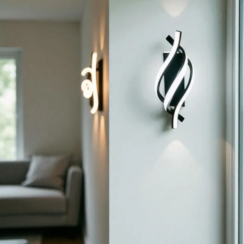 Somnia - LED Wandleuchte gebogenes Design