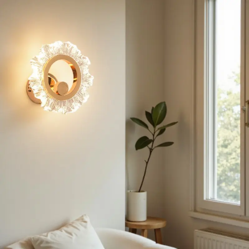 Somnia - LED Wandleuchte Sonnenblume modern