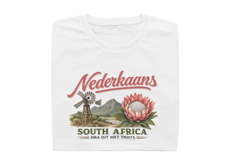 South Africa - Mountain Protea Windmill  - Ladies Shirt