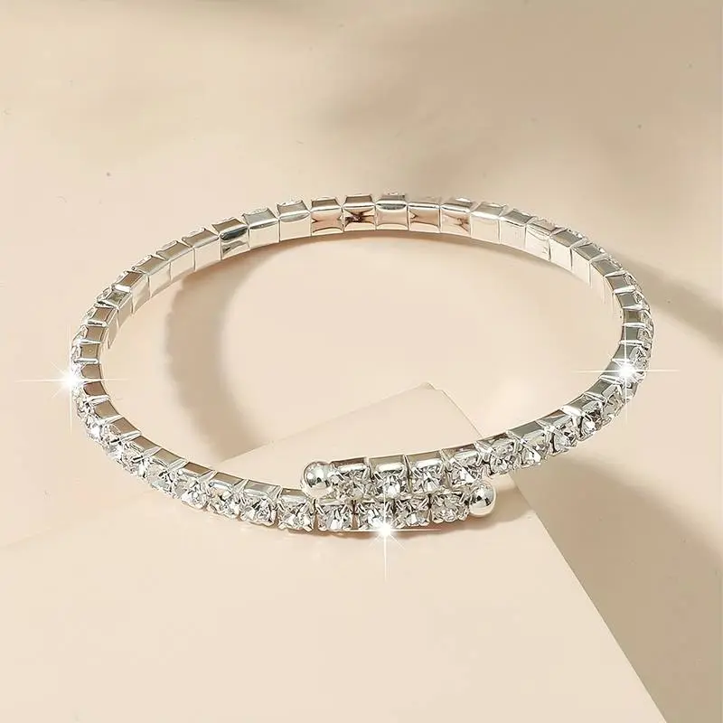 Sparkling Elegance Rhinestone Bangle