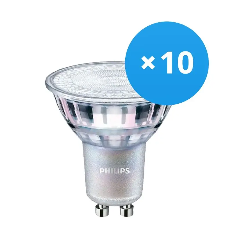 Sparpackung - 10 GU10-LED-Strahlern, 3