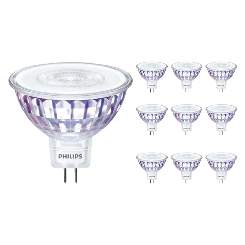 Sparpaket - 10x Philips Master Value LED-Spot GU5.3 MR16
