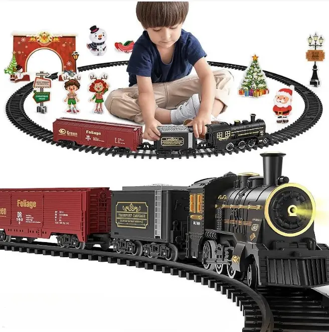 Speelgoedtrein Set – Rookeffect, LED-Licht & Compleet Railcircuit
