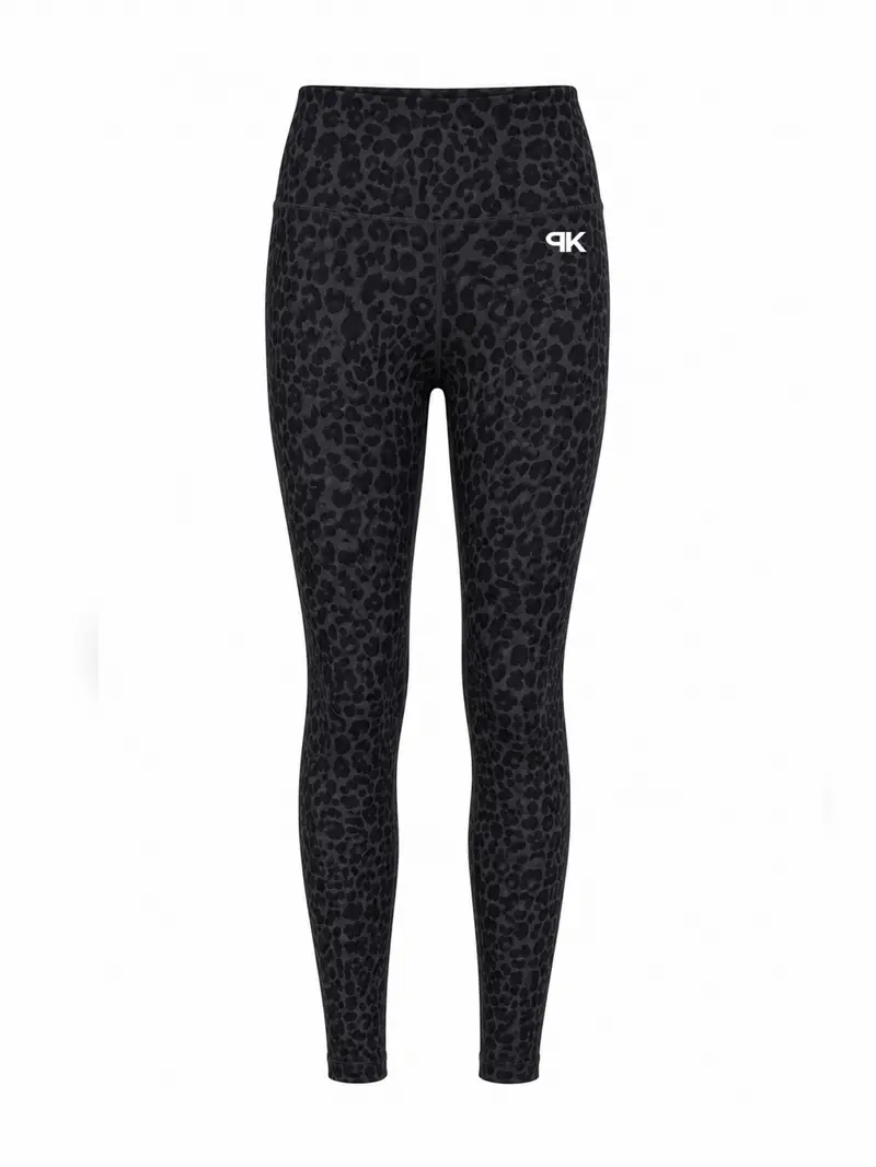Sport Legging Leopard Grey Black