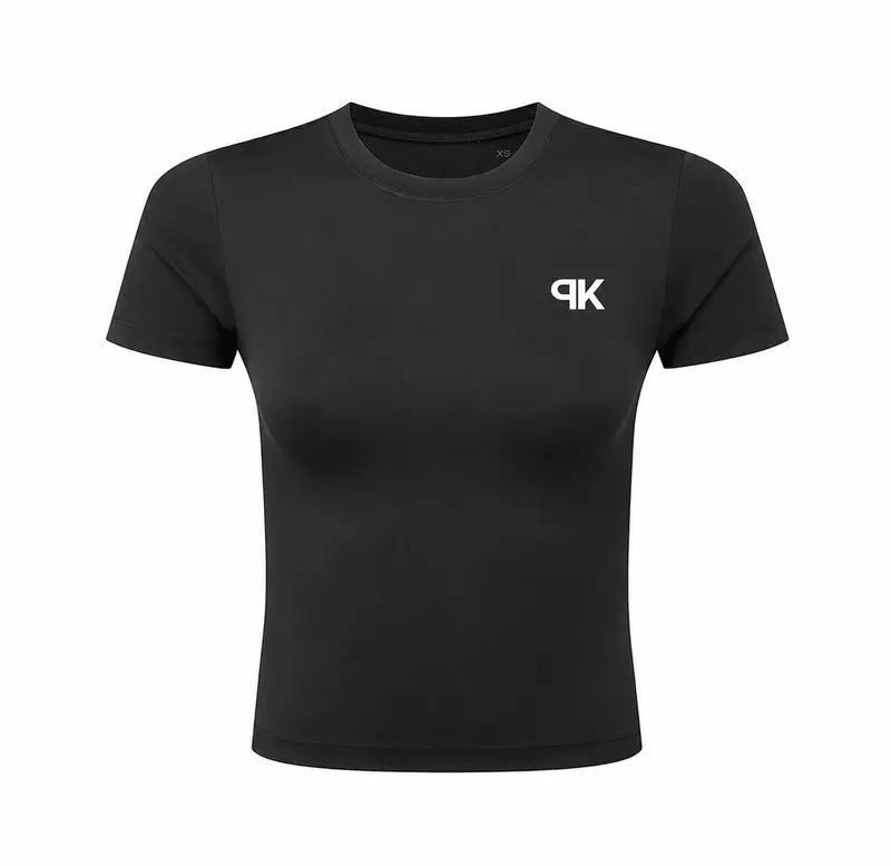 Sportive Fitted Top Black