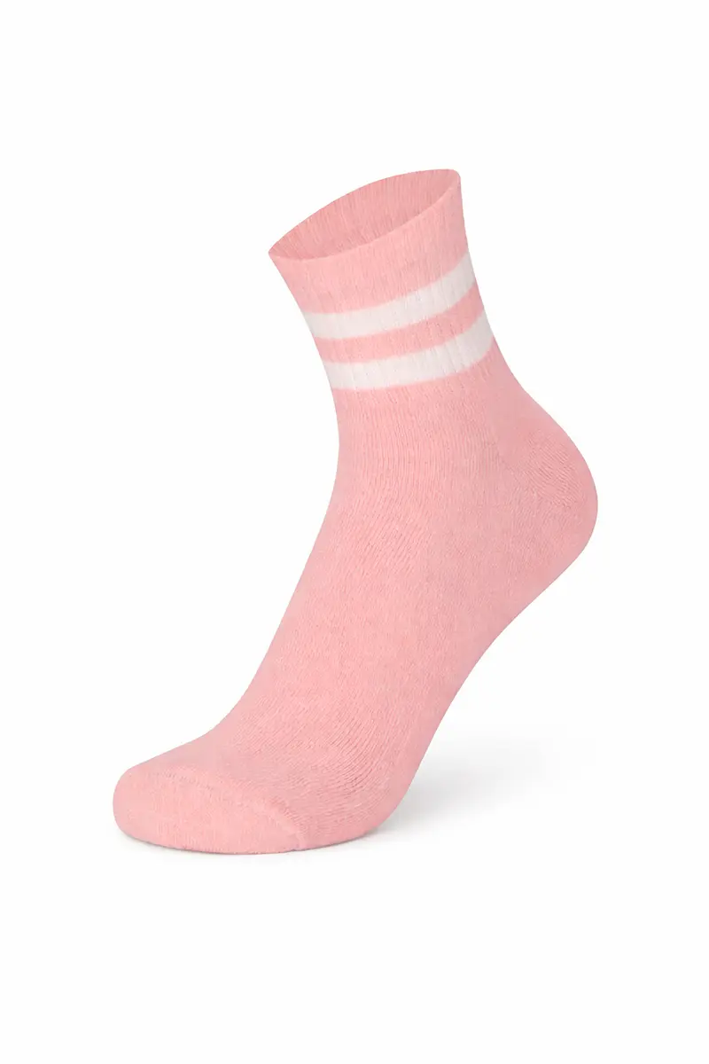 Sportive Short Sock White Stripe