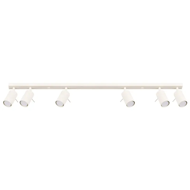 Spotix - Deckenleuchte 6-flammig Beige mit verstellbaren