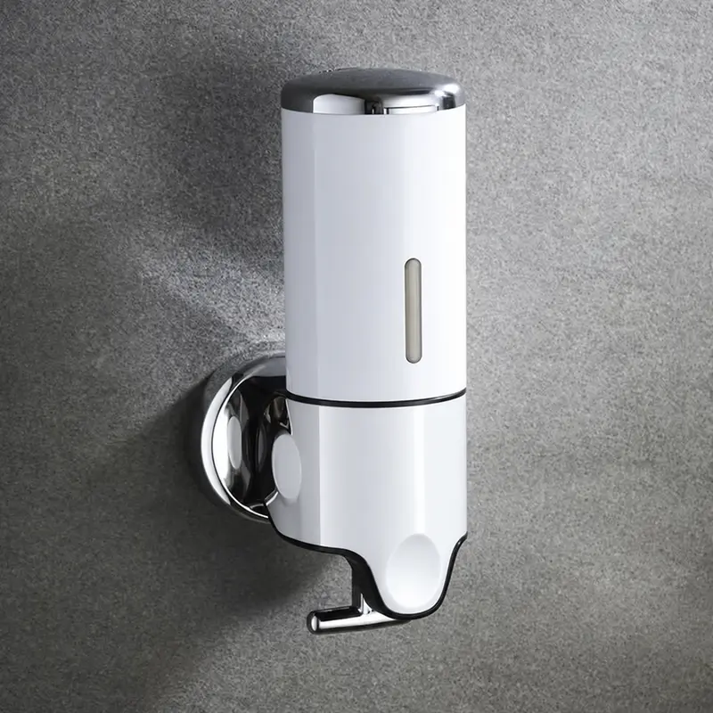 Stainless Steel Wall-Mounted Soap Dispenser – Elegant Bathroom Design