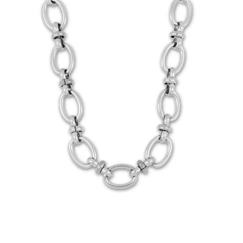 Stalen Schakelketting Dames Camila - RVS - Ronde schakel