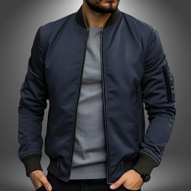 Stefan | Leichte Herrenjacke mit Windschutz