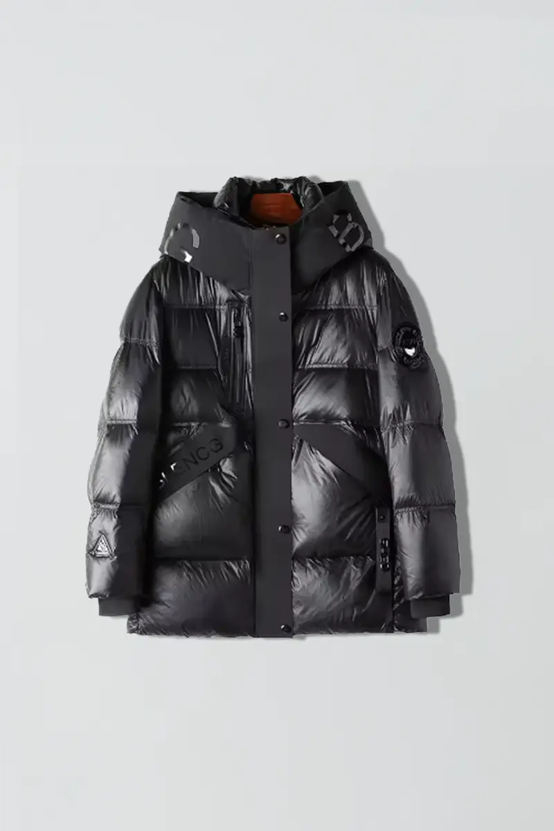 Steppjacke mit Kapuze