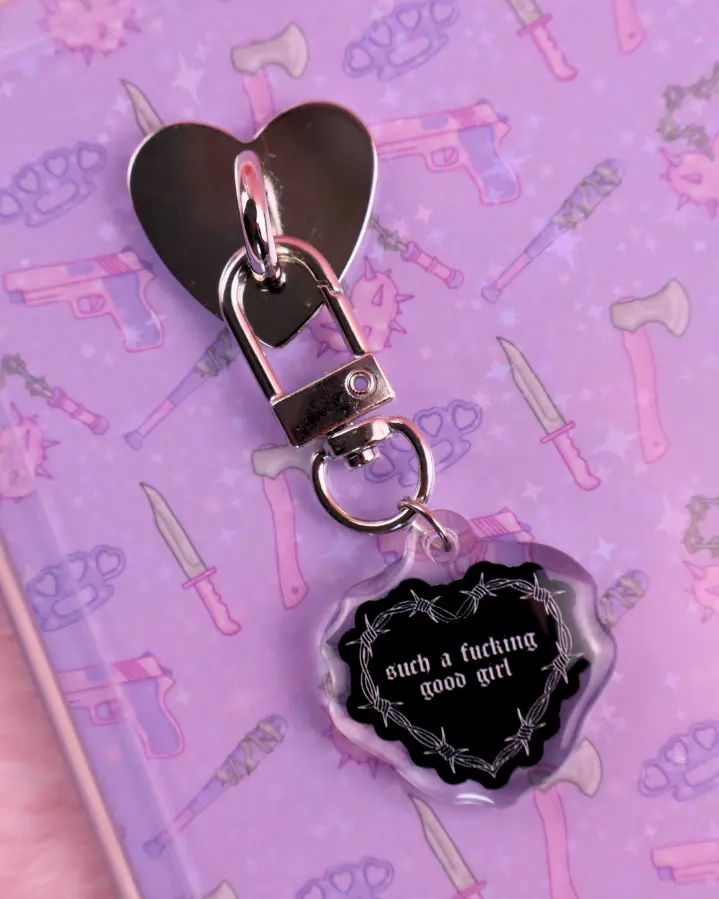 Such a Fucking Good Girl Charm for Kindle / Kobo Sticky Heart