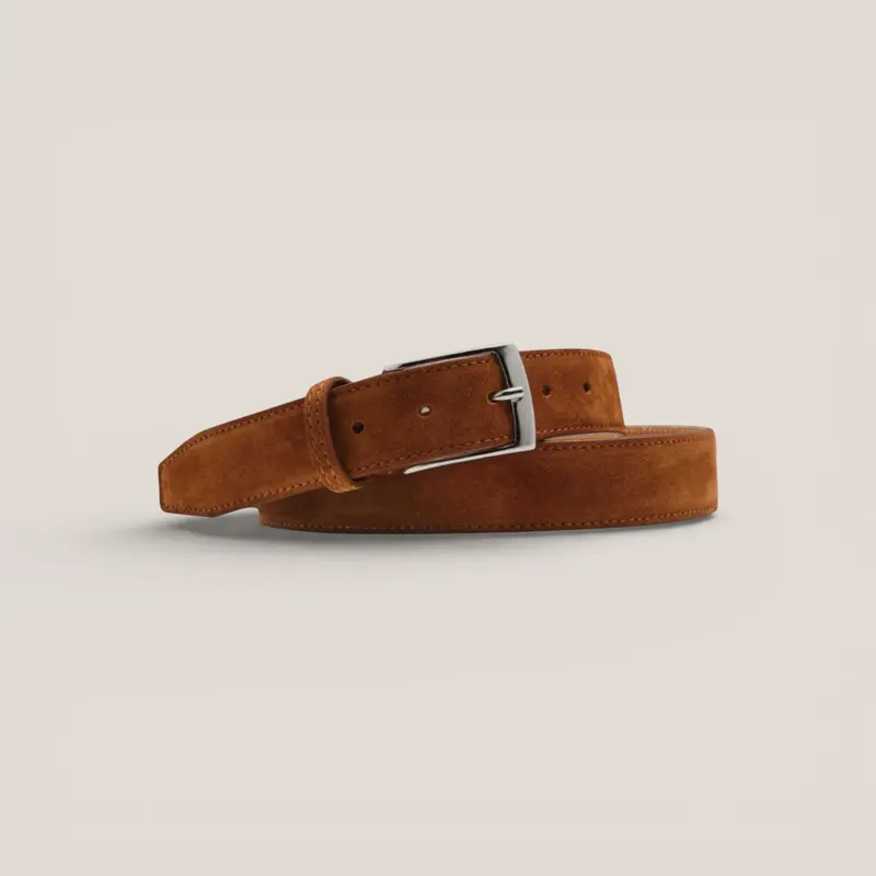 Suede Belt - Qatar brown