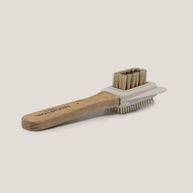 Suede Shoe Brush - Brass & Rubber