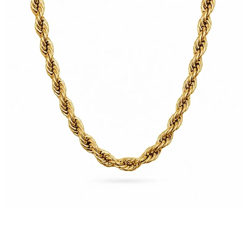 Surinaamse Ketting Dames Goud Kleur Tara Te 7mm