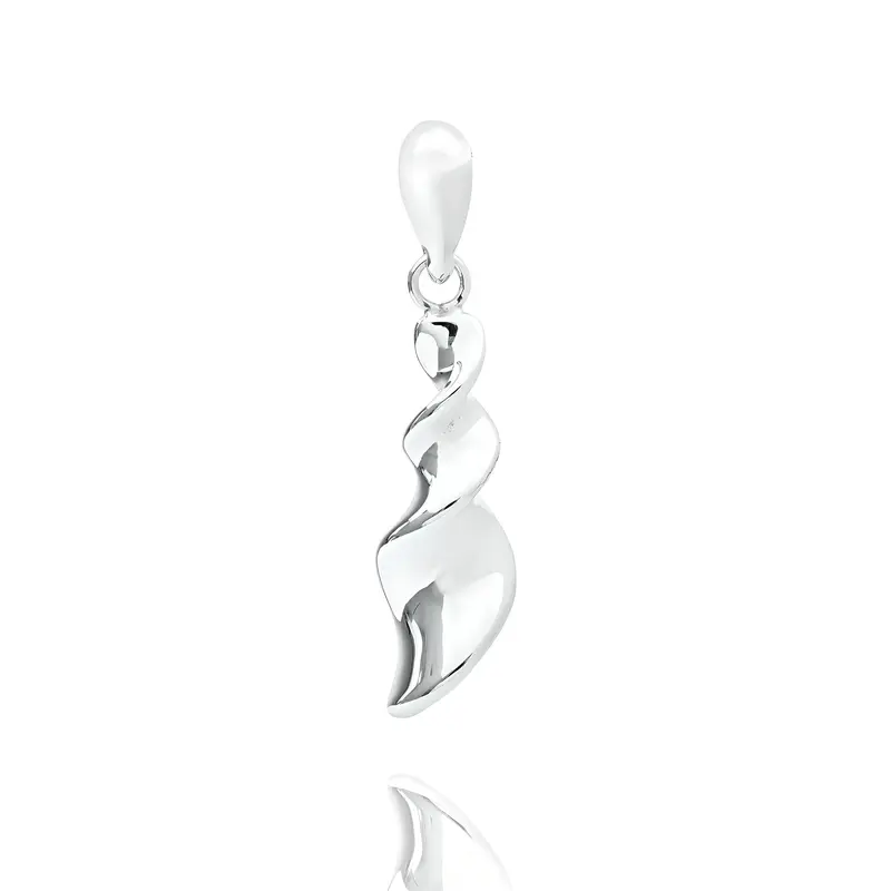 Swirl – Silver Pendant