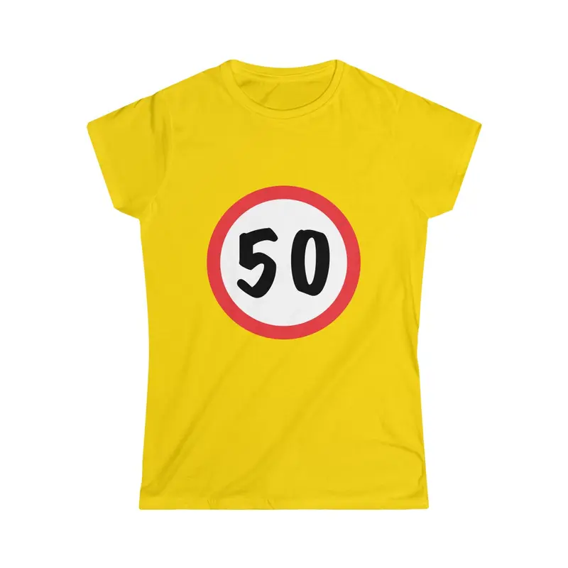T-Shirt 50, Sarah, Jarige Job, birthday