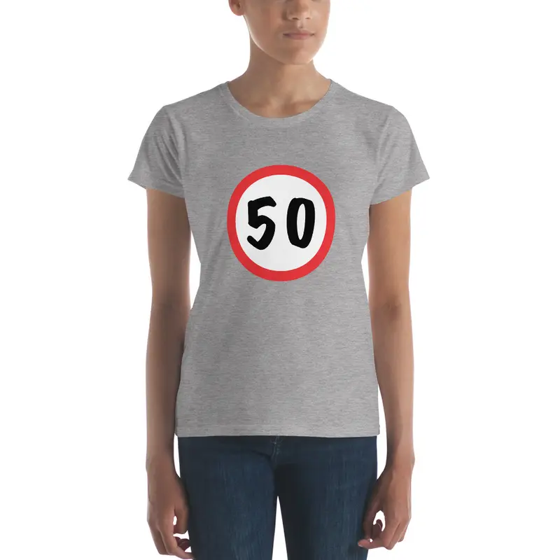 T-Shirt 50, Sarah, Jarige Job, birthday