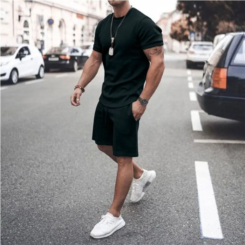 T-Shirt en Shorts met Relaxed Fit – Tweedelige Zomerset