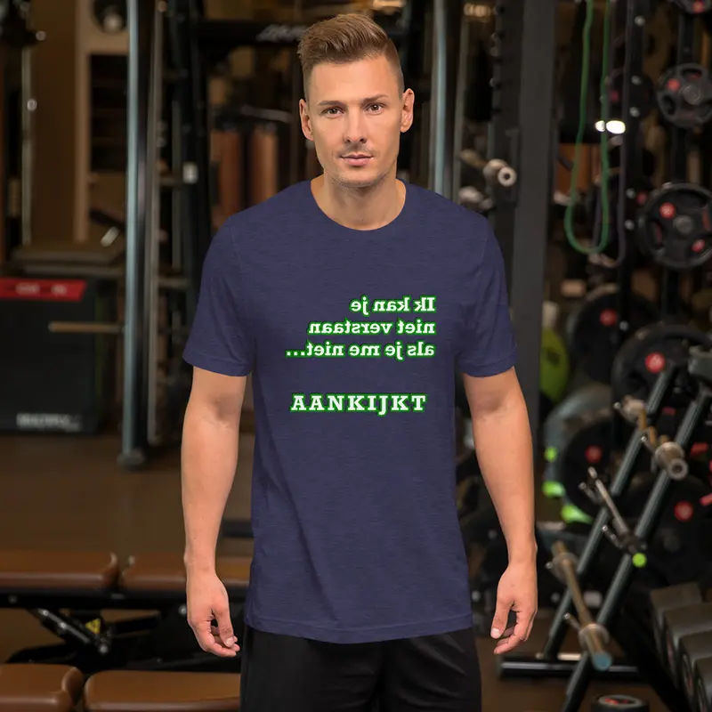 T-shirt Ik kan je niet verstaan Mannen