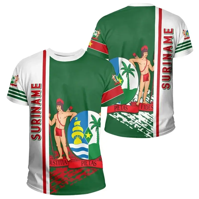T-Shirt Suriname – Supportersshirt met Licht en Comfortabel Materiaal