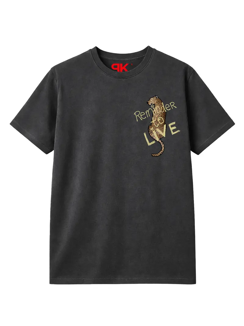 T-shirt Washed Reminder To Live