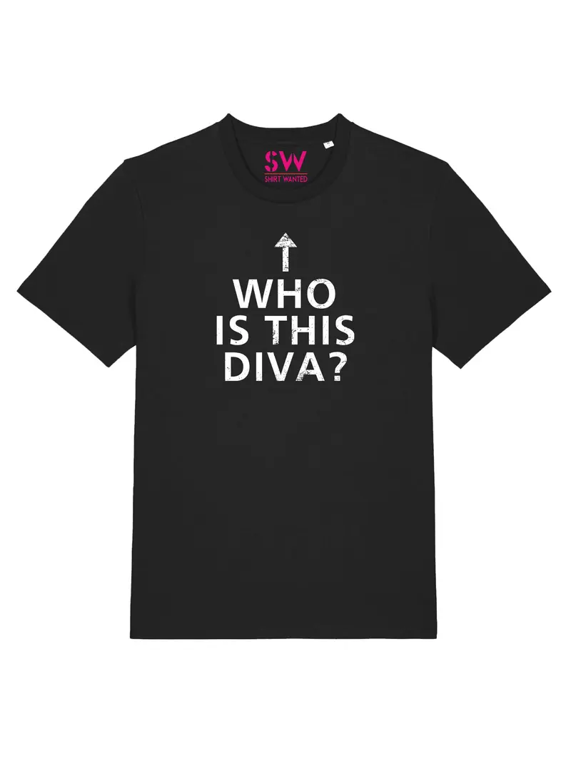 T-shirt Who Is This Diva White