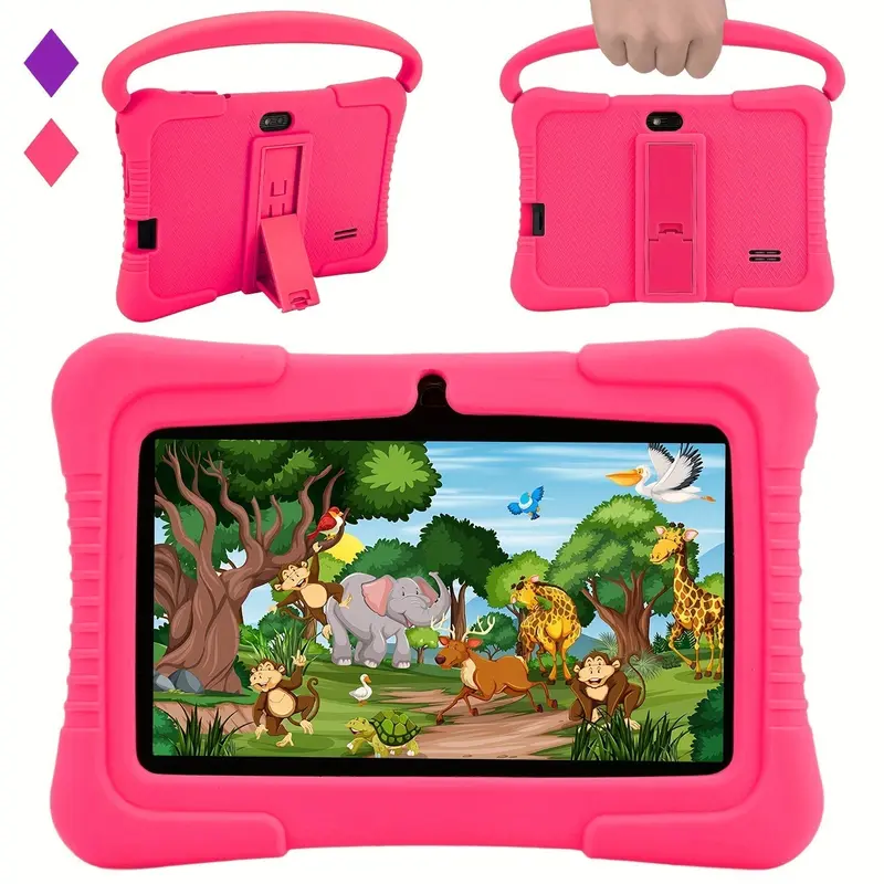 Tablet voor kinderen – 7 inch scherm, 32 GB en siliconen bumperhoes