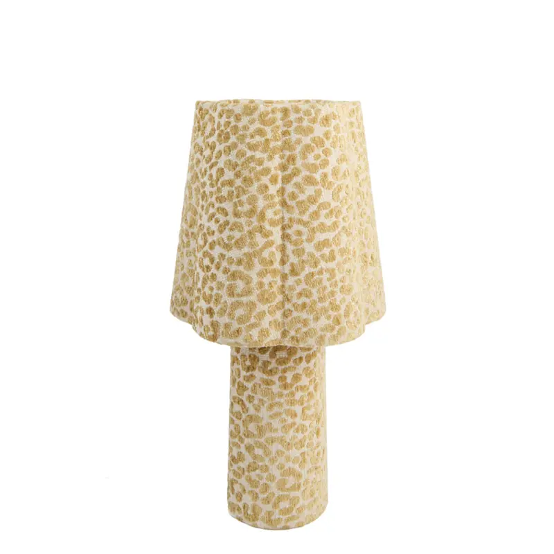 Tafellamp Musaby sand+olive Light& Living