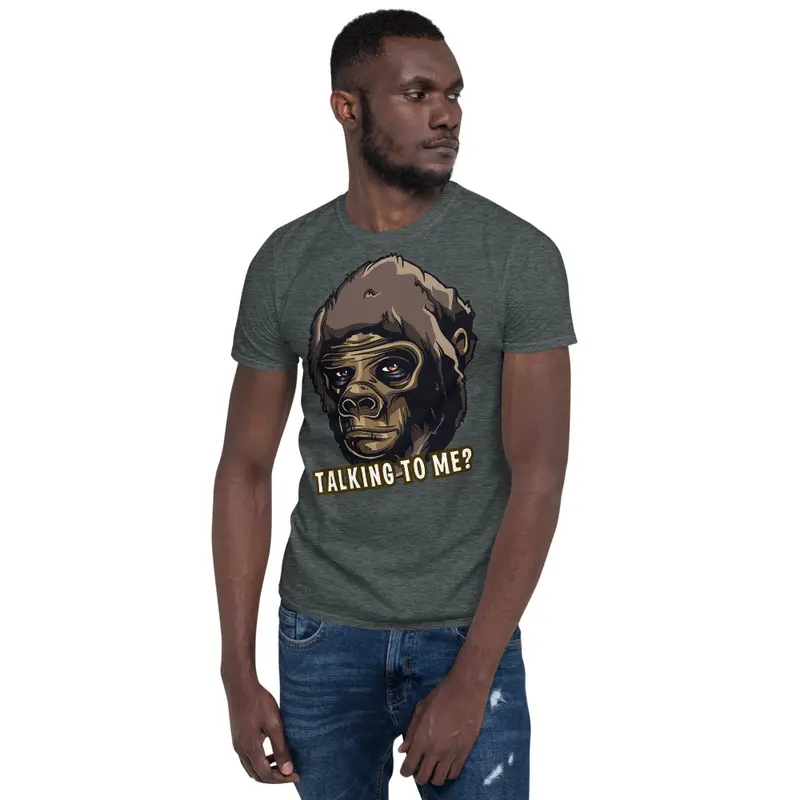 Talking to me? Short-Sleeve Unisex T-Shirt