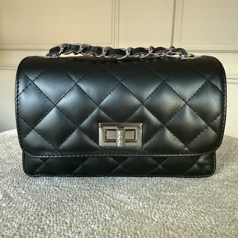 Tas Audrey Small Zwart Zilver
