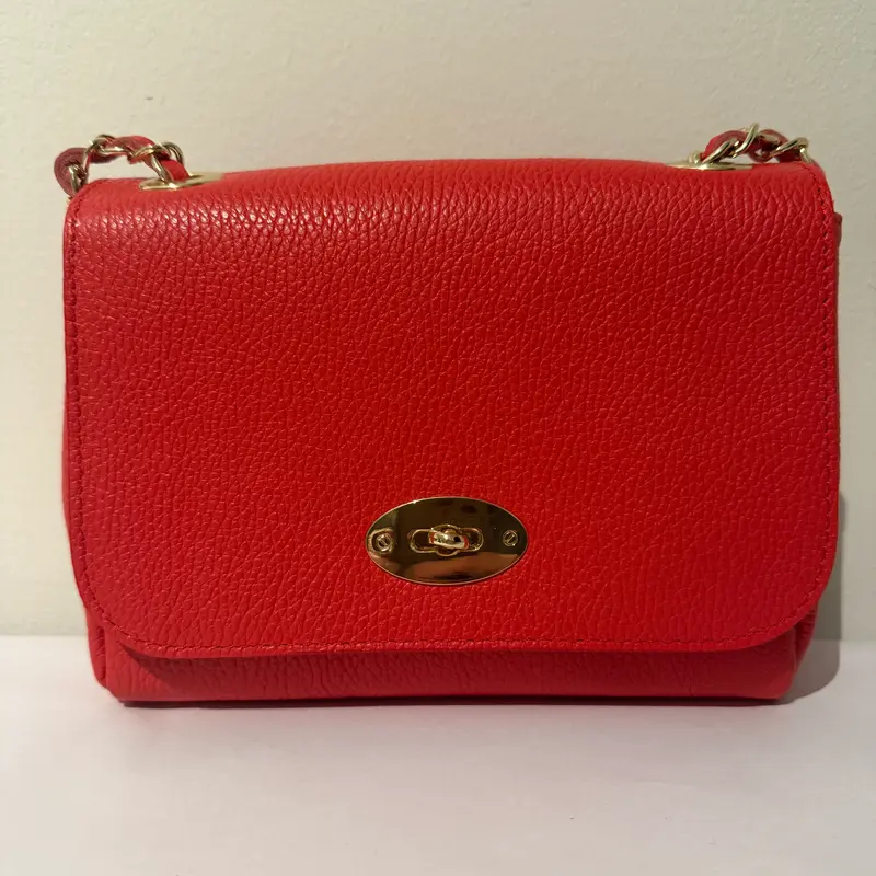 Tas Nina Leder Rood