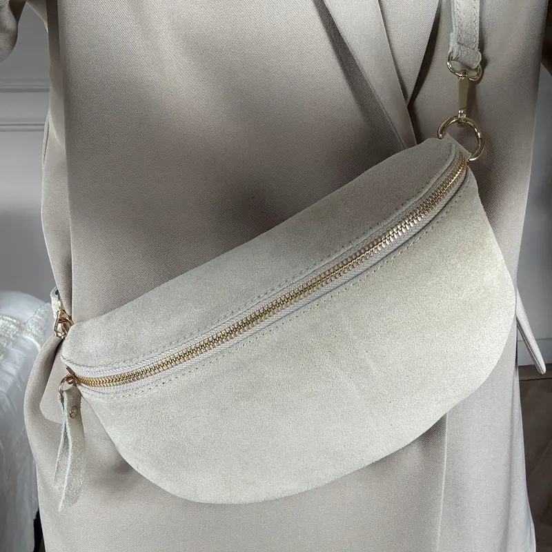 Tas Zoey Big Suède Zand