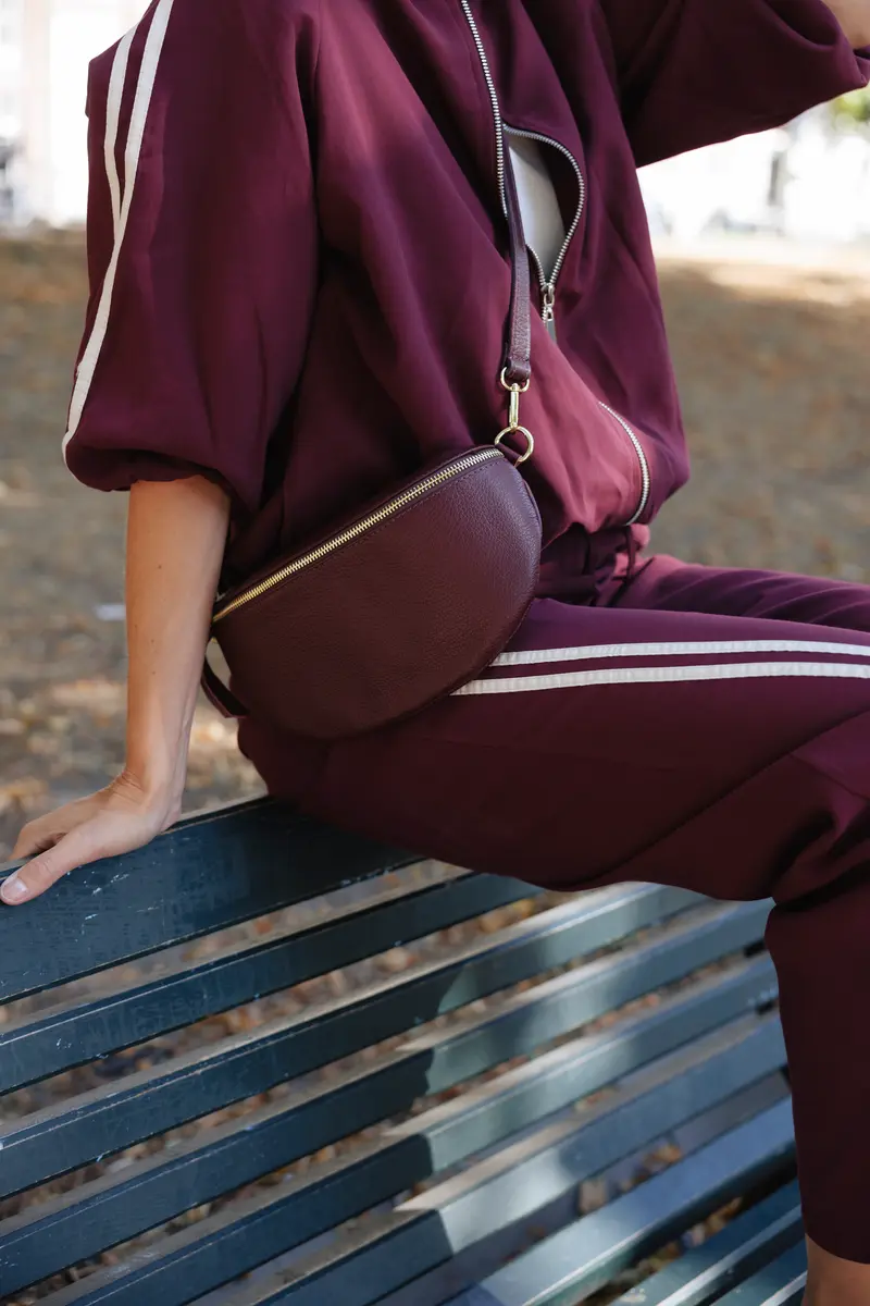 Tas Zoey Classic Grain Burgundy