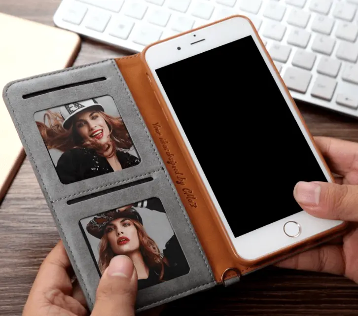 Telefoonhoesje Flip Case – Hoesje met Kaarthouder en Magnetische Sluiting voor iPhone