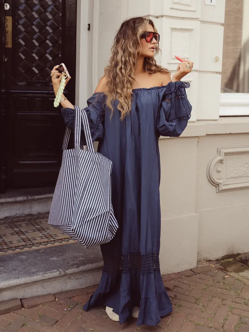 The Marrakech Dress Dark Blue