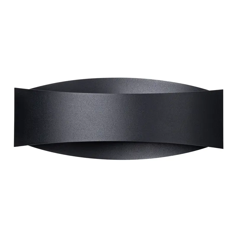 Toni - Wandleuchte, schwarz, aus Stahl