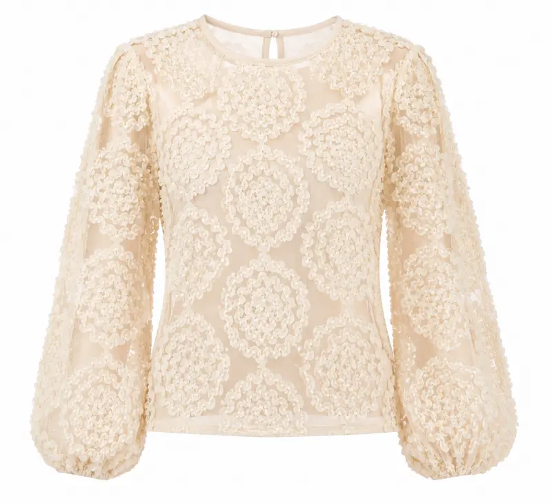 Top Camelia Ecru