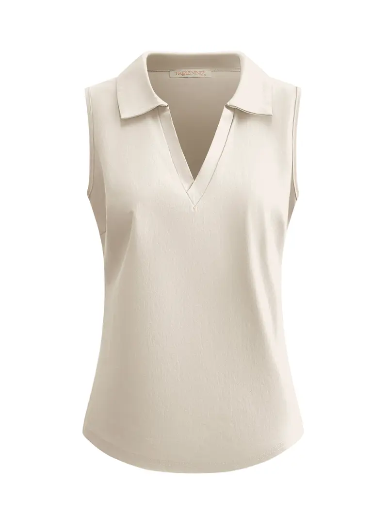 Top with collar and cut sleeves