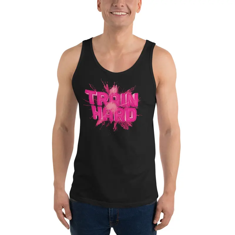 Train Hard! Unisex Tank Top, free shipment