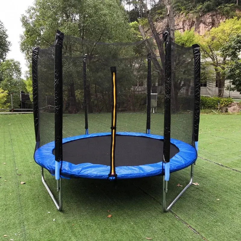 Trampoline Veiligheidsnet – Rond Vervangnet met Rits en Slijtvast Mesh