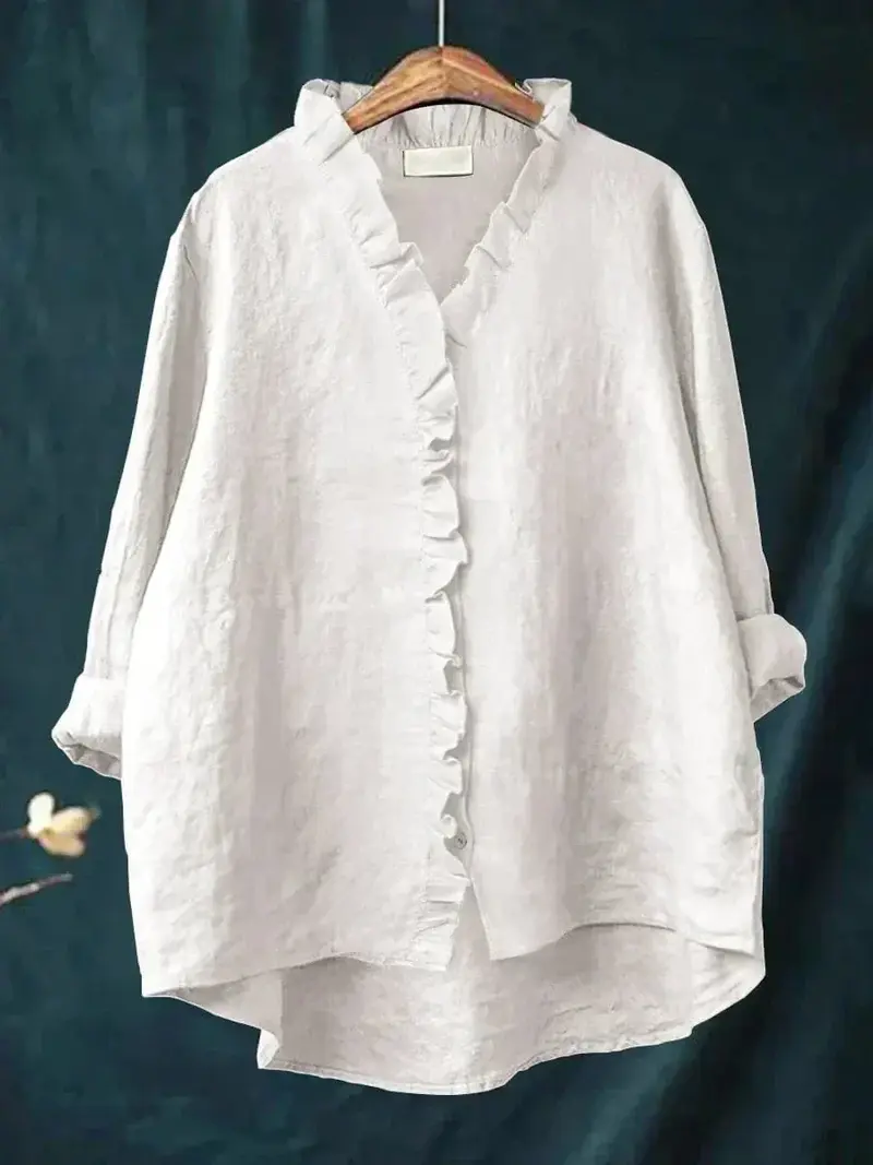 Trude | Damen Elegante Sommerbluse – Leichte Bluse für Sommer