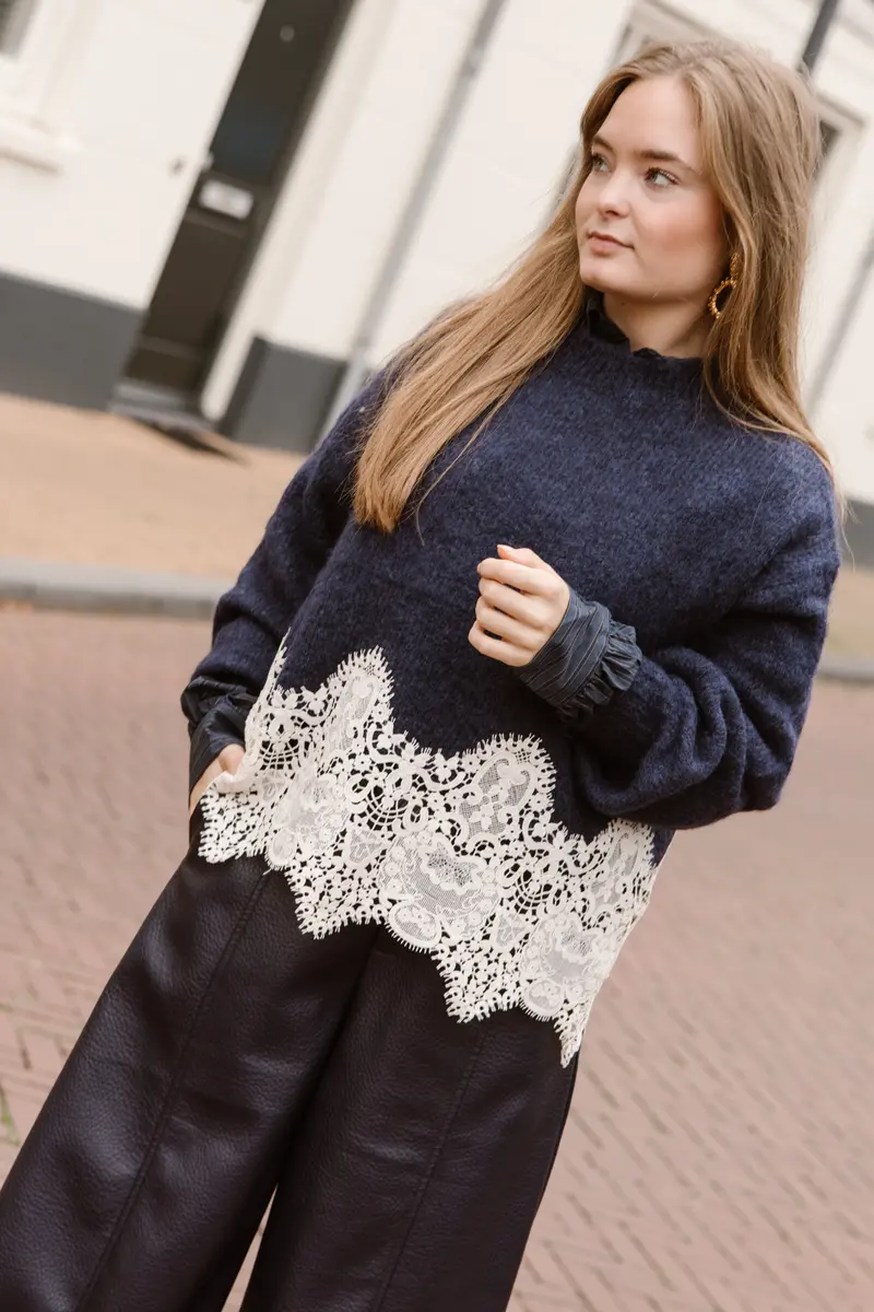 Trui Erika Blauw