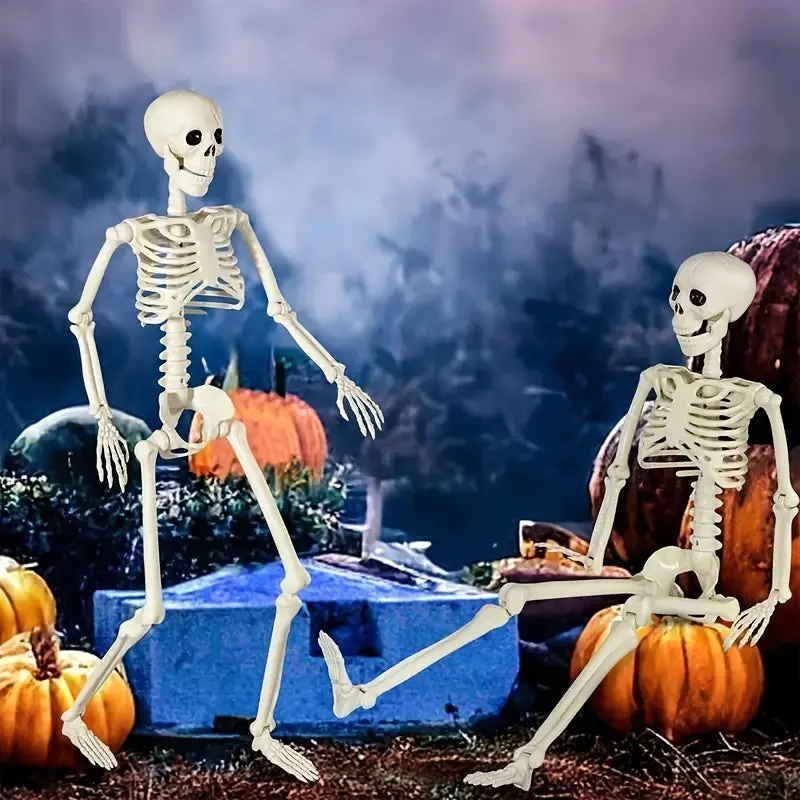 Tuinskeletten set – twee figuren van 90 cm voor binnen en buiten