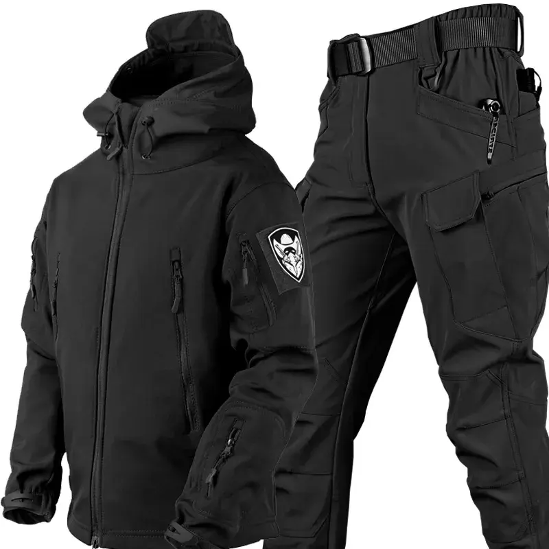 Tweedelig outdoorpak heren – jas met ruimte voor een laag en broek met rekband