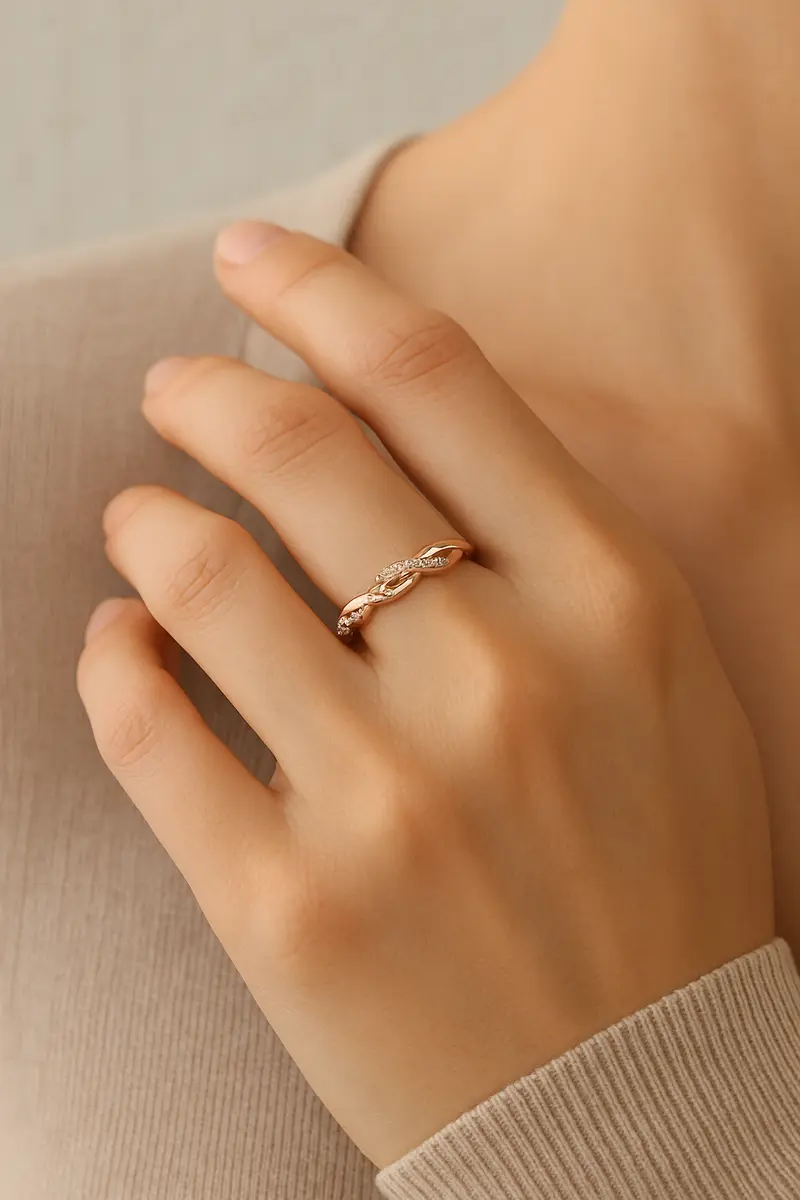 Twisted Elegance Ring