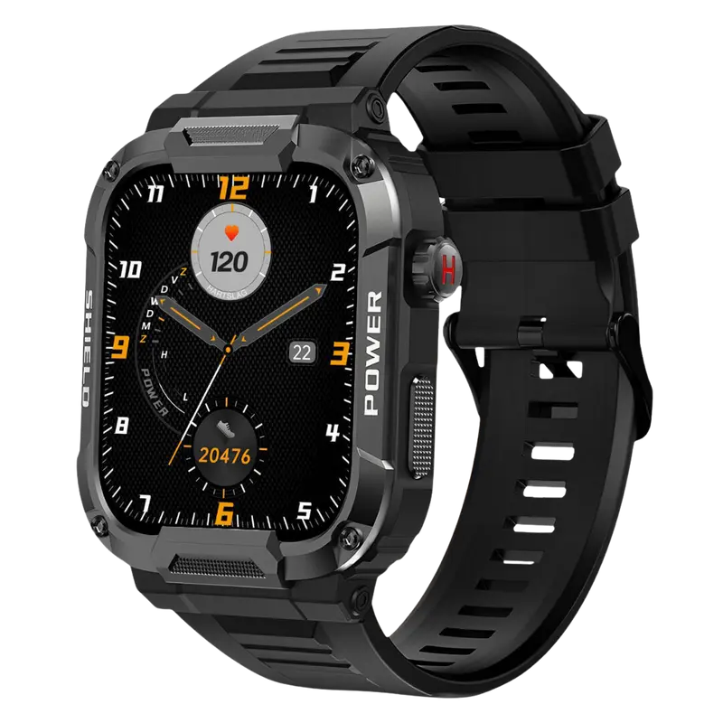 UltraGuard Pro Max - Robuuste Smartwatch Voor Heren Met Gezondheidsfuncties & Lange Batterijduur
