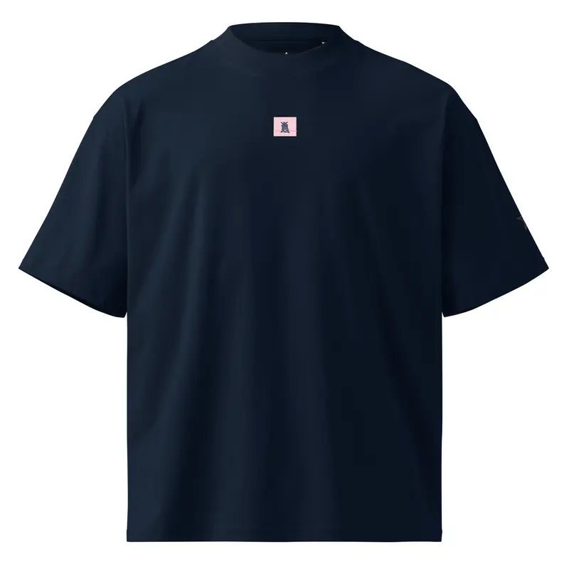 Unisex Organic Oversized High Neck T-Shirt | Premium Fit
