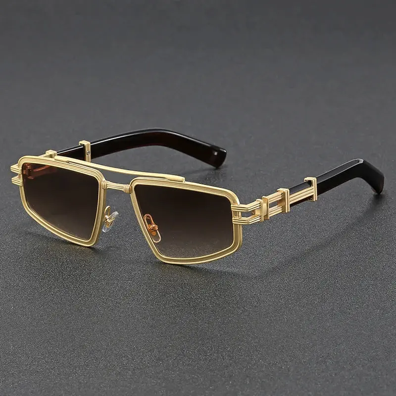 Unisex Retro Vollrahmen Sonnenbrille – Stilvolle UV Schutz Brille